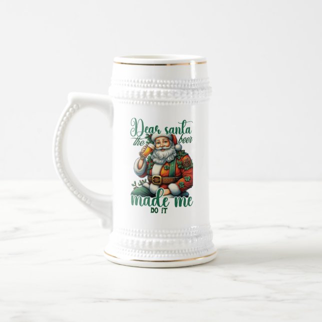Chope À Bière Chère bière Père Noël (Gauche)