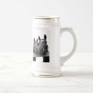 Chope À Bière Chevaux en amour
