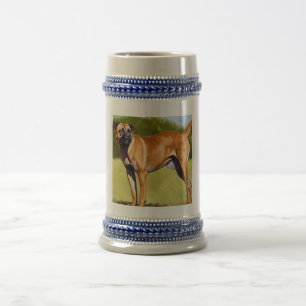 Chope À Bière Chien à fourrure noire