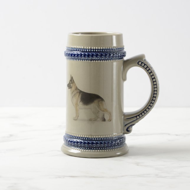 Chope À Bière Chien berger allemand (Droite)