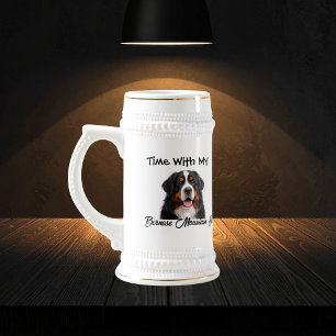 Chope À Bière Chien de montagne bernois personnalisé