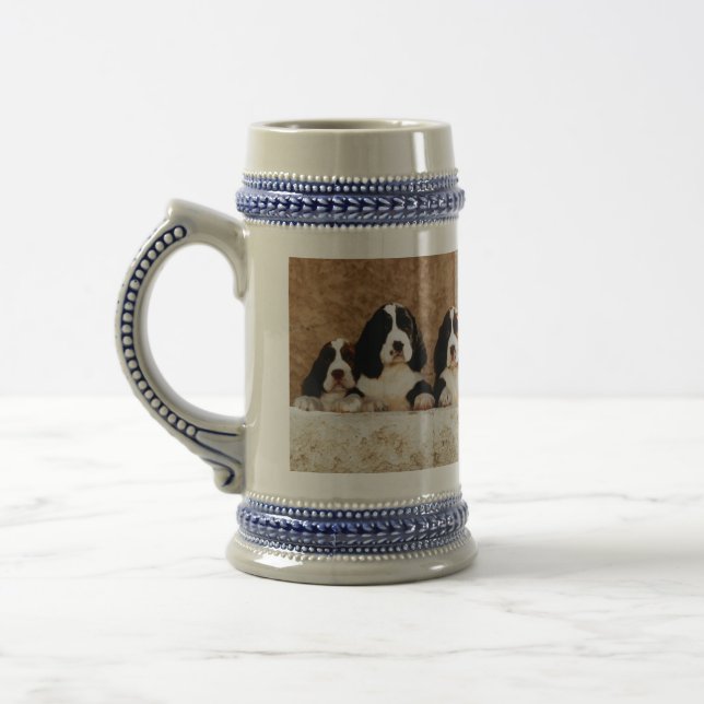 Chope À Bière Chiots d'épagneul de springer anglais (Gauche)