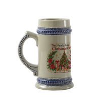 Chope de bière personnalisée pour Noël en famille