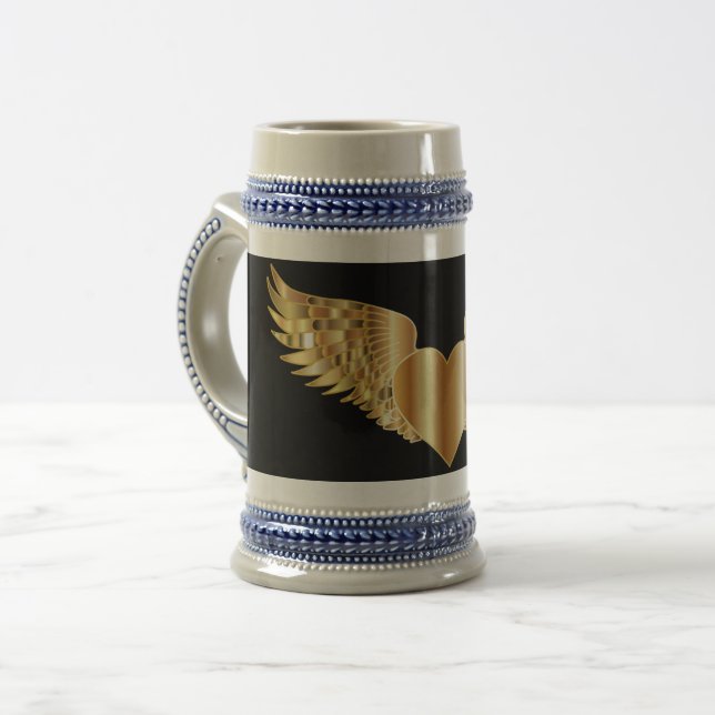 Chope À Bière Chopes Golden Wings 22 oz (Devant gauche)