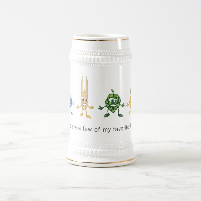 Chope À Bière Choses préférées - bière Stein (Centre)