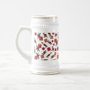 Chope À Bière Christmas Elves stein