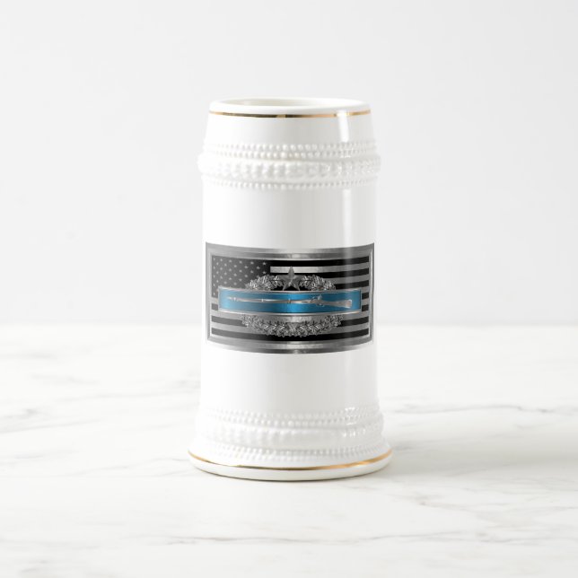 Chope À Bière CIB avec l'étoile de combat (Centre)