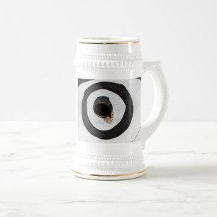 Chope À Bière cible déchirée