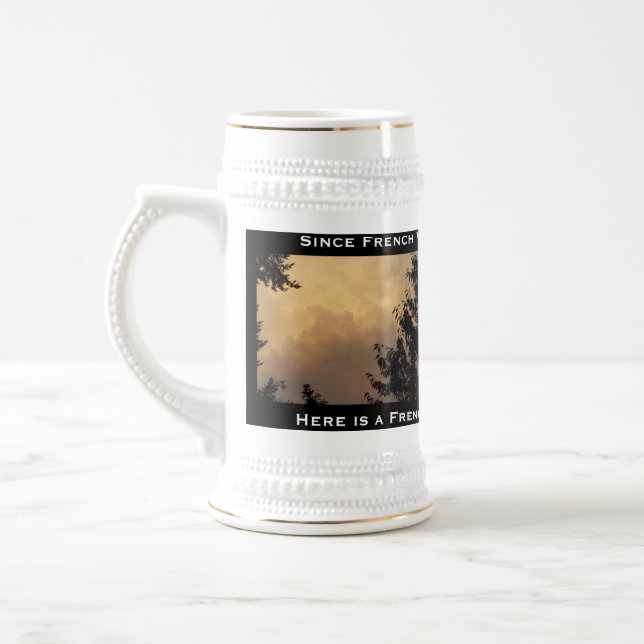 Chope À Bière Ciel français Stein de glace à la vanille (Gauche)
