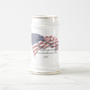 Chope À Bière Citation Stein de KRW JFK