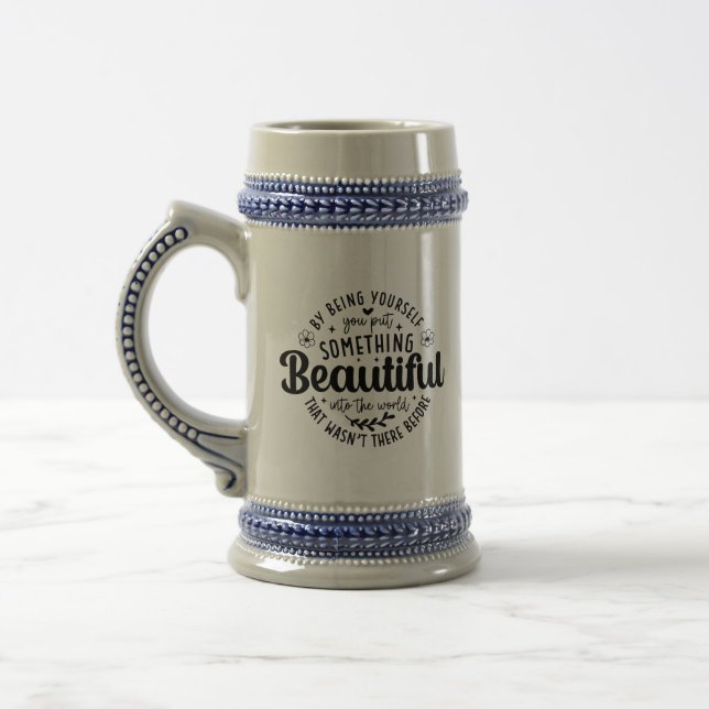 Chope À Bière Citez-vous quelque chose de beau (Gauche)