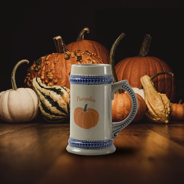 Chope À Bière Citrouille Beer Stein (Pumpkin Beer Stein)