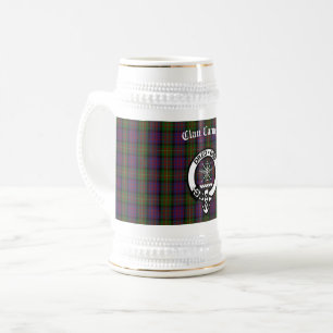 Chope À Bière Clan Carnegie Crest Badge et Tartan