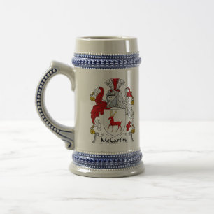 Chope À Bière Clan de McCarthy et bière Stein de devise