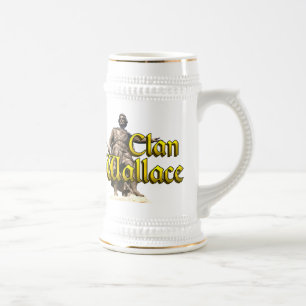 Chope À Bière Clan Wallace Liberté Écossaise
