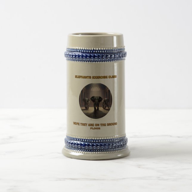 Chope À Bière Classe de danse des éléphants (Centre)