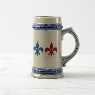 Chope À Bière Classic Fleur De Lis Stein