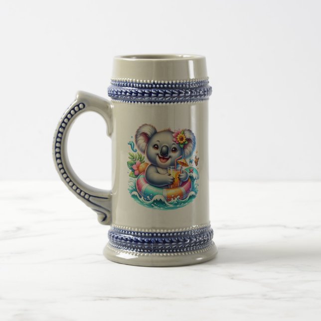 Chope À Bière Clipart de sublimation de koala d'été-97702 (Gauche)