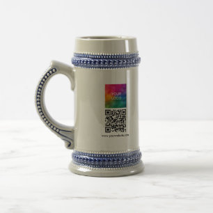 Chope À Bière Code QR personnalisé Modèle Moderne Télécharger Lo