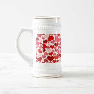 Chope À Bière Coeurs multicolores Motif-20367