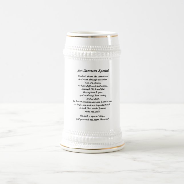 Chope À Bière "Comme un père" Stein (Centre)