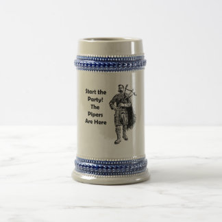 Chope À Bière Commencez la partie ! Les joueurs de pipeau sont