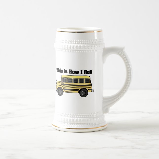Chope À Bière Comment je roule (autobus scolaire) (Droite)