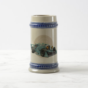 Chope À Bière Concept de voiture de course retro personnalisé