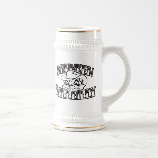 Chope À Bière Conception ivre Stein de crâne de montagnard