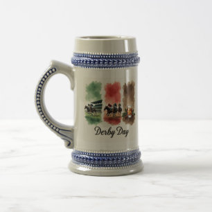 Chope À Bière Course Pour Le Derby Rose-Kentucky