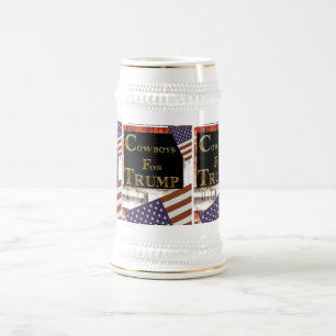 CHOPE À BIÈRE COWBOTS POUR TRUMP