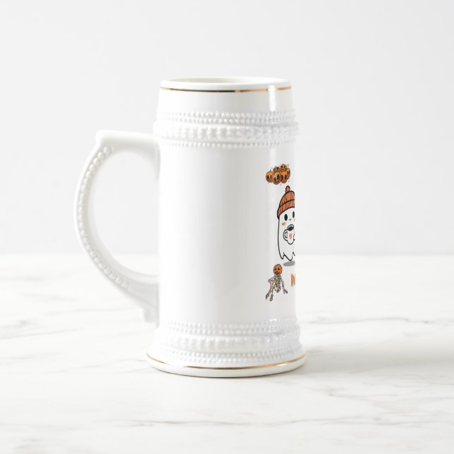 Chope À Bière Cozy Autumn Coffee Fantômes – Halloween (Gauche)
