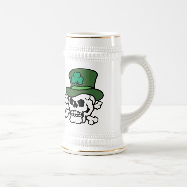 Chope À Bière Crâne irlandais Stein (Droite)
