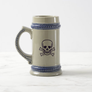 Chope À Bière Crâne n Bones beer stein