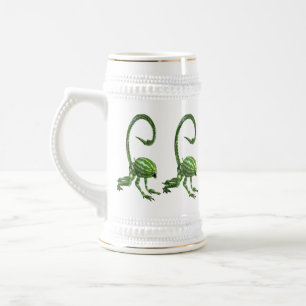 Chope À Bière Créature de la tête de melon