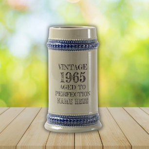 Chope À Bière Créez votre propre anniversaire Vintage