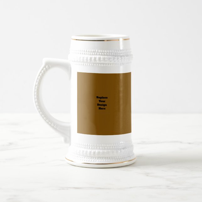 Chope À Bière Créez Votre Propre Brun (Gauche)
