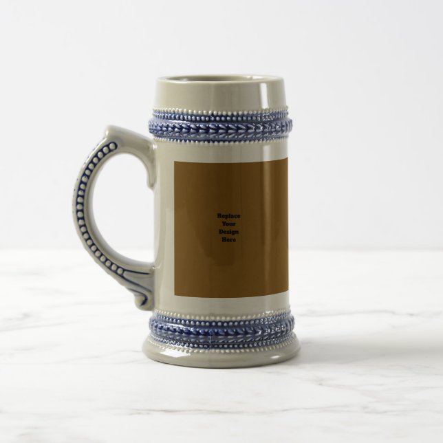 Chope À Bière Créez Votre Propre Brun (Gauche)