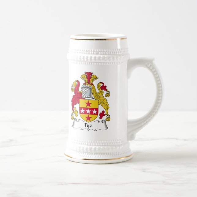 Chope À Bière Crête de famille de cravate (Droite)