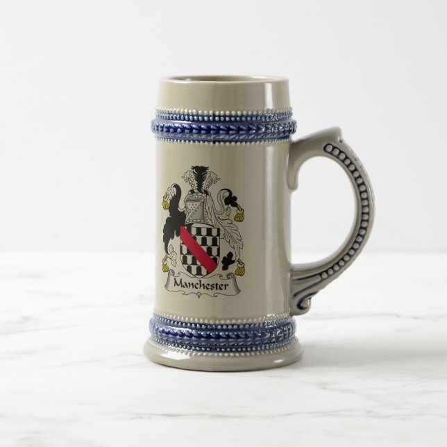 Chope À Bière Crête de famille de Manchester (Droite)