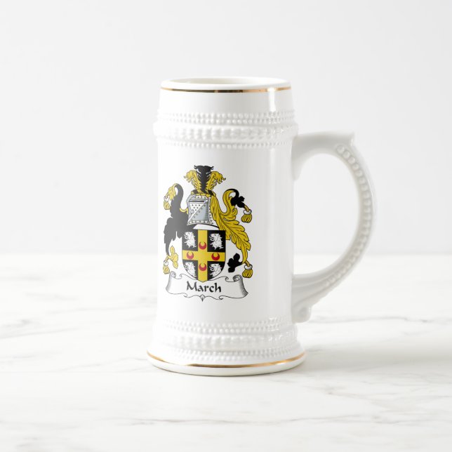 Chope À Bière Crête de famille de mars (Droite)