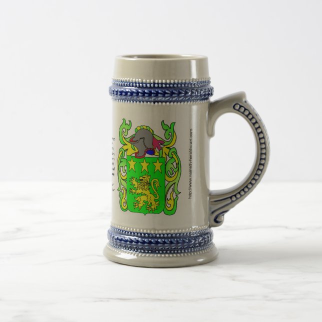Chope À Bière Crête Stein de famille de Moore (Droite)