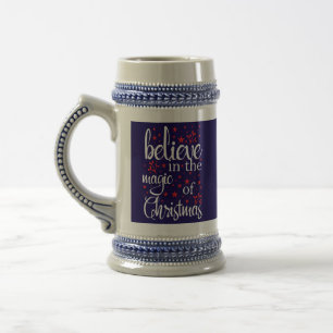 Chope À Bière Croyez à la magie de Noël
