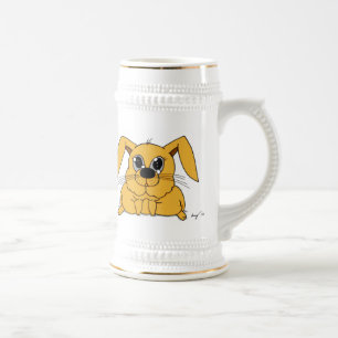 Chope À Bière Cute Lapin Gras Stein
