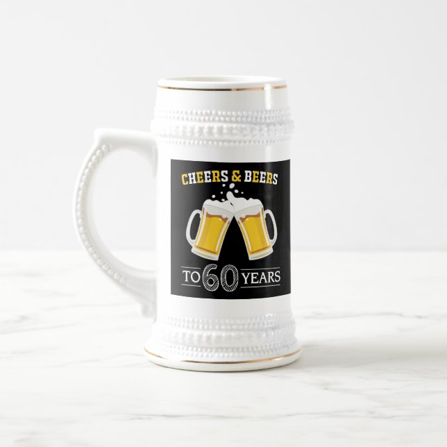 Chope À Bière Des bières à 60 ans (Gauche)