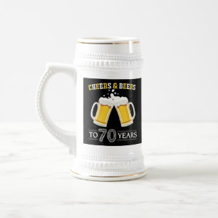 Chope À Bière Des bières à 70 ans