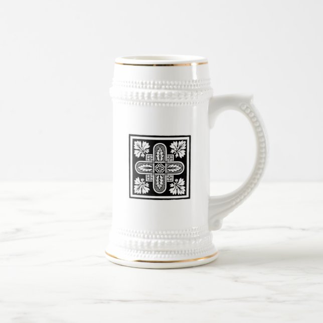 Chope À Bière Design floral (Droite)