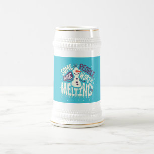 Chope À Bière Design Snowman