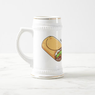 Chope À Bière dessin animé de Burrito