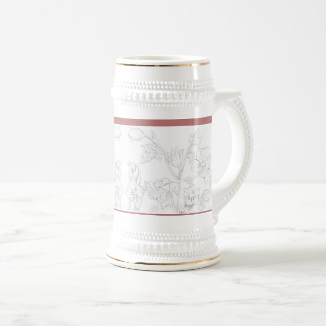 Chope À Bière Dessin moghol sur un Stein (Devant droit)